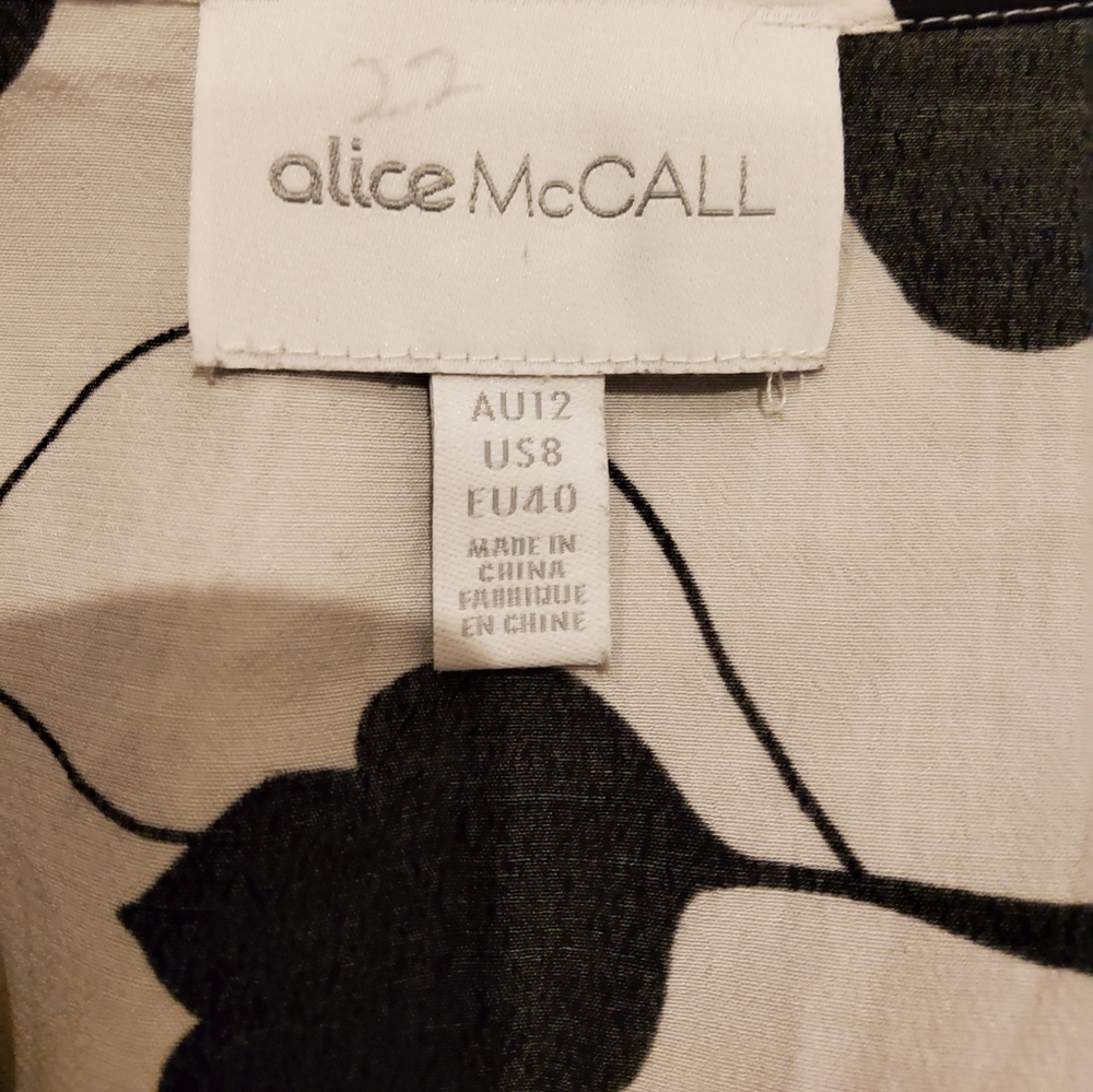 Alice McCall Pretty Woman Dress Porcelaine Vine - Picture 13 of 13